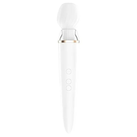 Satisfyer Double Wand-er - App-controlled massaging vibrator (white)