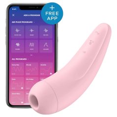   Satisfyer Curvy 2+ - Smart Air Pulse Clitoral Stimulator (Pink)