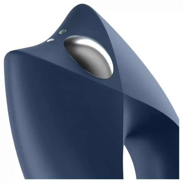Satisfyer Royal One - App-controlled vibrating cock ring for men (blue)