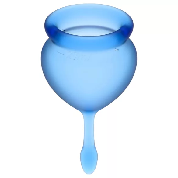 Satisfyer Feel Good - Menstrual Cup Set (Blue) - 2 Pack