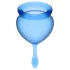 Satisfyer Feel Good - Menstrual Cup Set (Blue) - 2 Pack