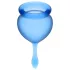 Satisfyer Feel Good - Menstrual Cup Set (Blue) - 2 Pack