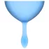 Satisfyer Feel Good - Menstrual Cup Set (Blue) - 2 Pack