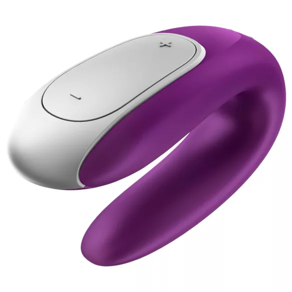 Satisfyer Double Fun - Smart Couple's Vibrator (Purple)