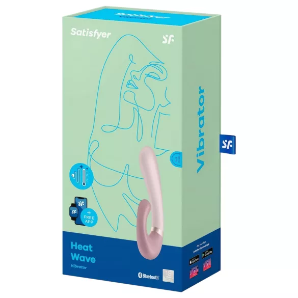 Satisfyer Heat Wave - Smart Warming Wand Vibrator (Beige)