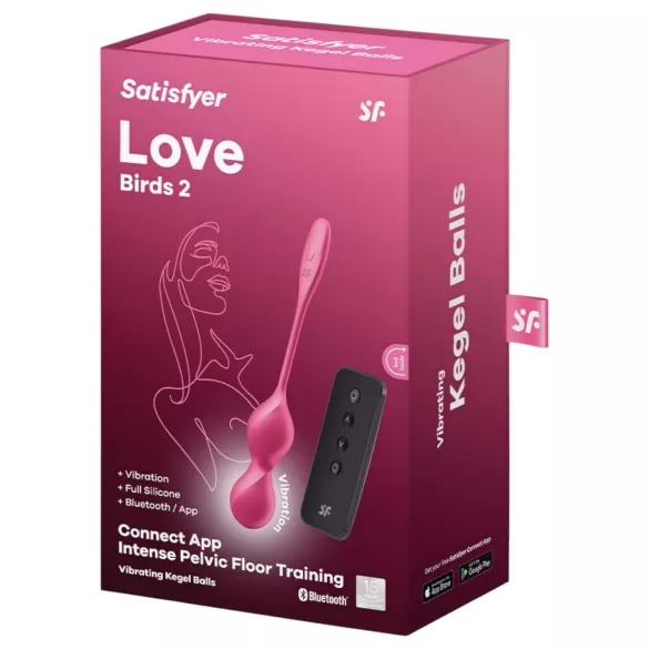 Satisfyer Love Birds 2 - Smart Vibrating Pleasure Balls (Pink)