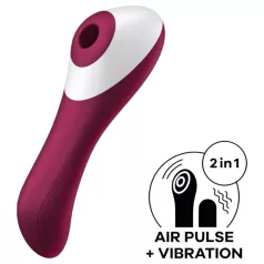   Satisfyer Dual Crush - rechargeable vaginal and clitoral vibrator (red)