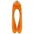 Satisfyer Candy Cane - Rechargeable, Waterproof Dual Vibrator (Orange)