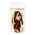 Penthouse Sweet Beast - Rosy Babydoll Set (Black)