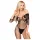 Penthouse High Profile - Floral Carmen Jumpsuit (Black)