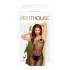 Penthouse Dark Wish - Open Fishnet Bodysuit (Black)