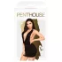 Penthouse Heart Rob - Halter Dress and Thong Set (Black)