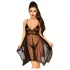Penthouse Playful Doll - Lace Dress & Thong Set (Black) - M/L