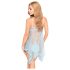 Penthouse Naughty Doll - Lace Dress & Thong Set (Blue)