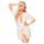 Penthouse Sweet Retreat - Lace Robe & Thong Set (White)