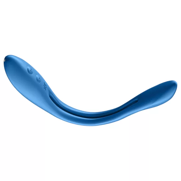Satisfyer Elastic Game - Rechargeable Flexible Couple's Vibrator (Blue)
