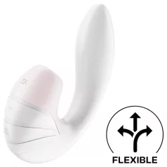  Satisfyer Supernova - Rechargeable Air-Pulse 2-in-1 Vibrator (White)