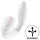 Satisfyer Supernova - Rechargeable Air-Pulse 2-in-1 Vibrator (White)