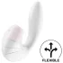 Satisfyer Supernova - Rechargeable Air-Pulse 2-in-1 Vibrator (White)