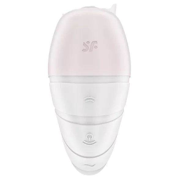 Satisfyer Supernova - Rechargeable Air-Pulse 2-in-1 Vibrator (White)