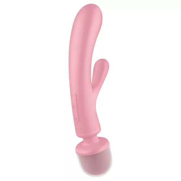 Satisfyer Triple Lover - G-spot and massager vibrator (pink)