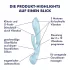 Satisfyer Triple Oh - Rechargeable Clitoral Vibrator with Arm (Blue)