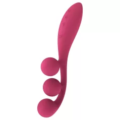  Satisfyer Tri Ball 1 - Rechargeable Multifunction Vibrator (Red)