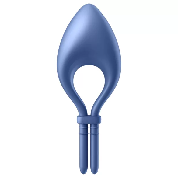 Satisfyer Bullseye - App-controlled vibrating penis ring for men (blue)