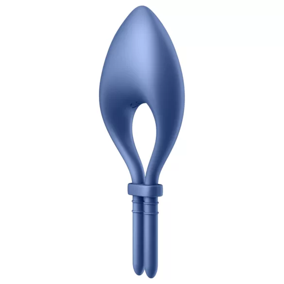Satisfyer Bullseye - App-controlled vibrating penis ring for men (blue)
