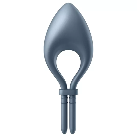 Satisfyer Bullseye - App-controlled vibrating penis ring for men (grey)