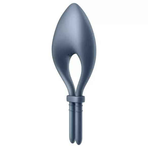 Satisfyer Bullseye - App-controlled vibrating penis ring for men (grey)