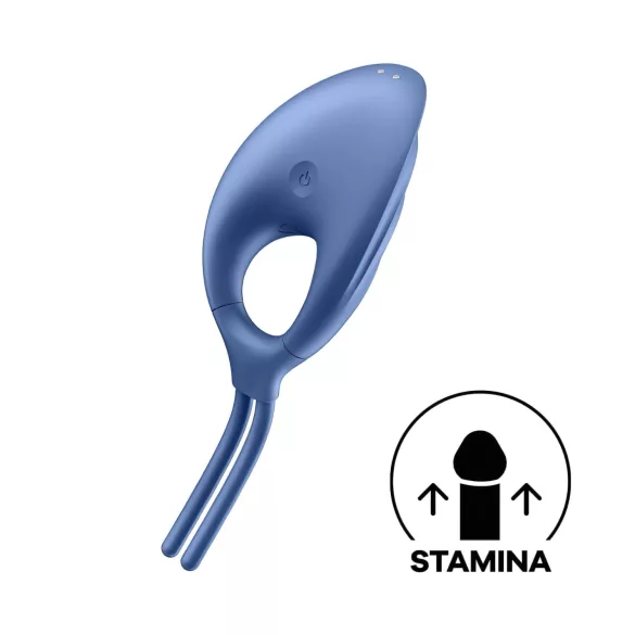 Satisfyer Swordsman - Rechargeable Vibrating Ring (Blue)