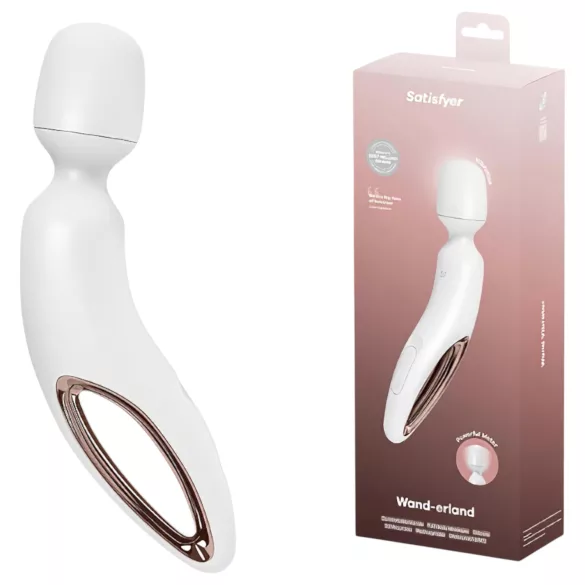 Satisfyer Wand-erland - White Massage Vibrator