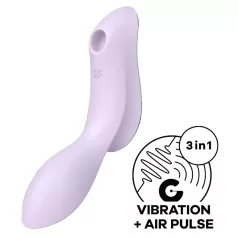 Satisfyer Curvy Trinity 2 - Airwave 2-in-1 Vibrator (Purple)