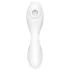 Satisfyer Curvy Trinity 5+ - App-controlled 2‑in‑1 vibrator (white)