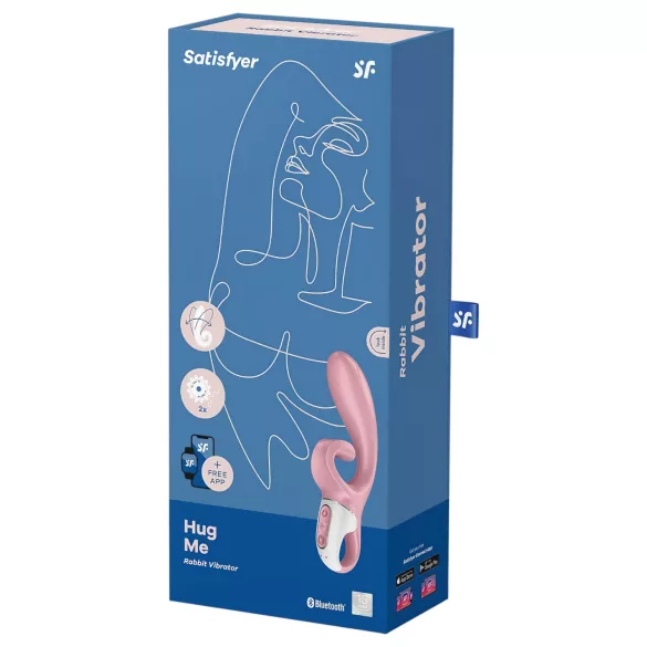 Satisfyer Hug Me - App-controlled clitoral arm vibrator (pink)
