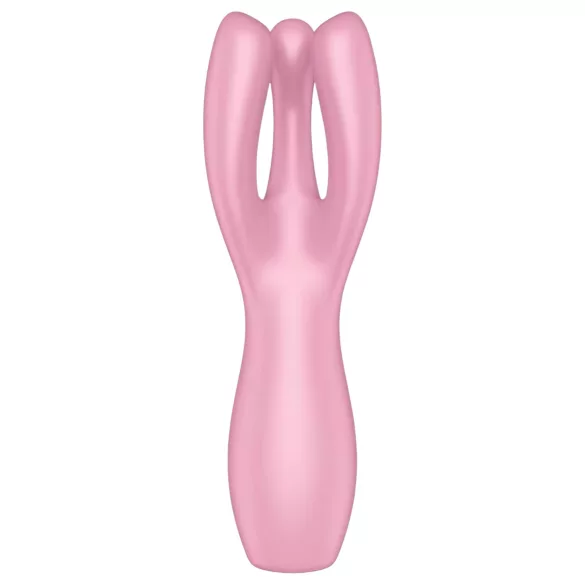 Satisfyer Threesome 3 - Rechargeable Clitoral Vibrator (Pink)