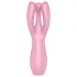 Satisfyer Threesome 3 - Rechargeable Clitoral Vibrator (Pink)