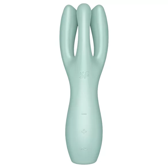 Satisfyer Threesome 3 - Rechargeable Clitoral Vibrator (Mint)