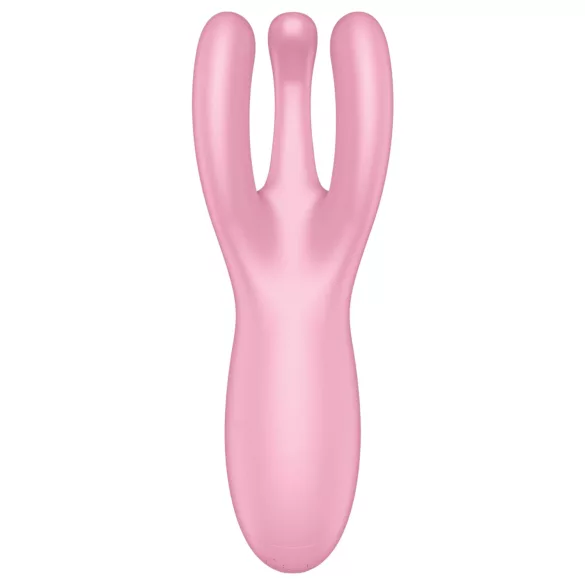 Satisfyer Threesome 4 - Smart Clitoral Vibrator (Pink)