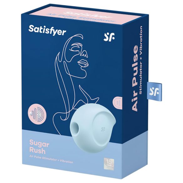 Satisfyer Sugar Rush - Air-Pulse Clitoral Vibrator (Blue)