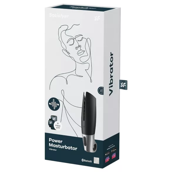Satisfyer Power - Smart, Rechargeable Masturbator (Black)