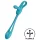 Satisfyer Plug & Play - Rechargeable Anal Vibrator & Penis Ring (Blue)