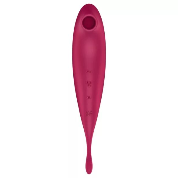 Satisfyer Twirling Pro - App-controlled clitoral vibrator (red)