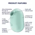 Satisfyer Pro To Go 2 - Rechargeable Air Pulse Clitoral Stimulator (Mint)