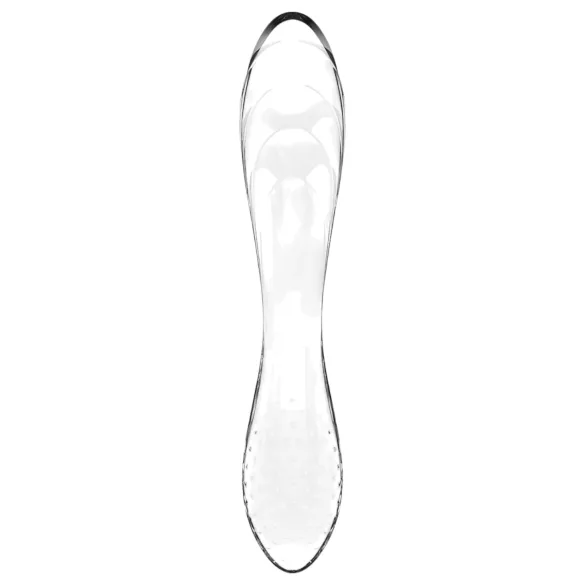 Satisfyer Dazzling Crystal 1 - Dual-Ended Glass Dildo (Clear)