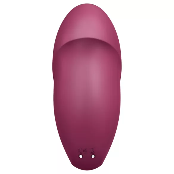Satisfyer Tap & Climax 1 - 2-in-1 Vibrator & Clitoral Stimulator (Red)