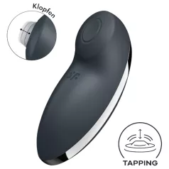 Satisfyer Tap & Climax 2 - 2-in-1 Clitoral Vibrator (Gray)