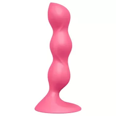 Satisfyer Triple Ball-R - Beaded Anal Vibrator (Pink)
