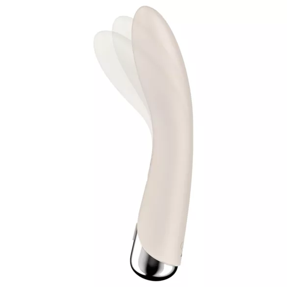 Satisfyer Spinning Vibe 1 - Rotating Head G-Spot Vibrator (Beige)